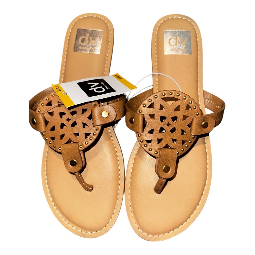 💙 NWT DV by Dolce Vita Women's Brown Cutout Sandals